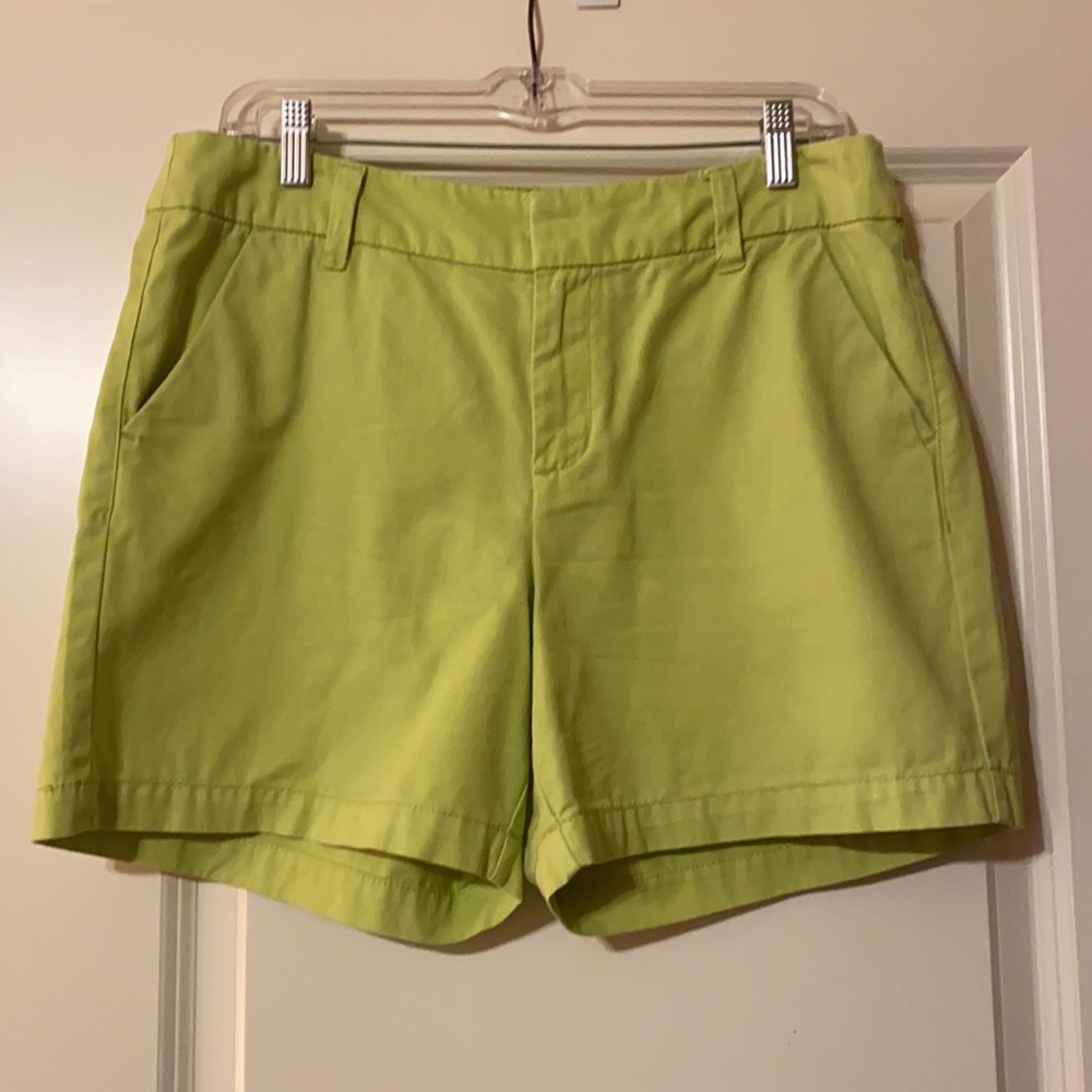 Merona Green Twill Shorts Size 10